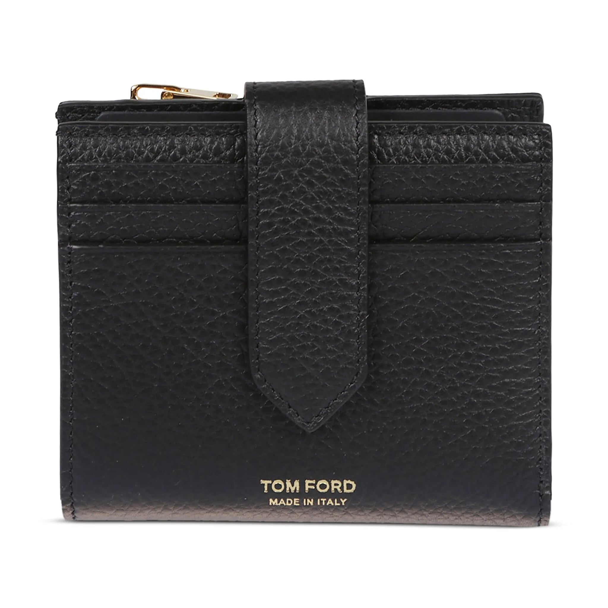 TOM FORD snap-closure leather wallet