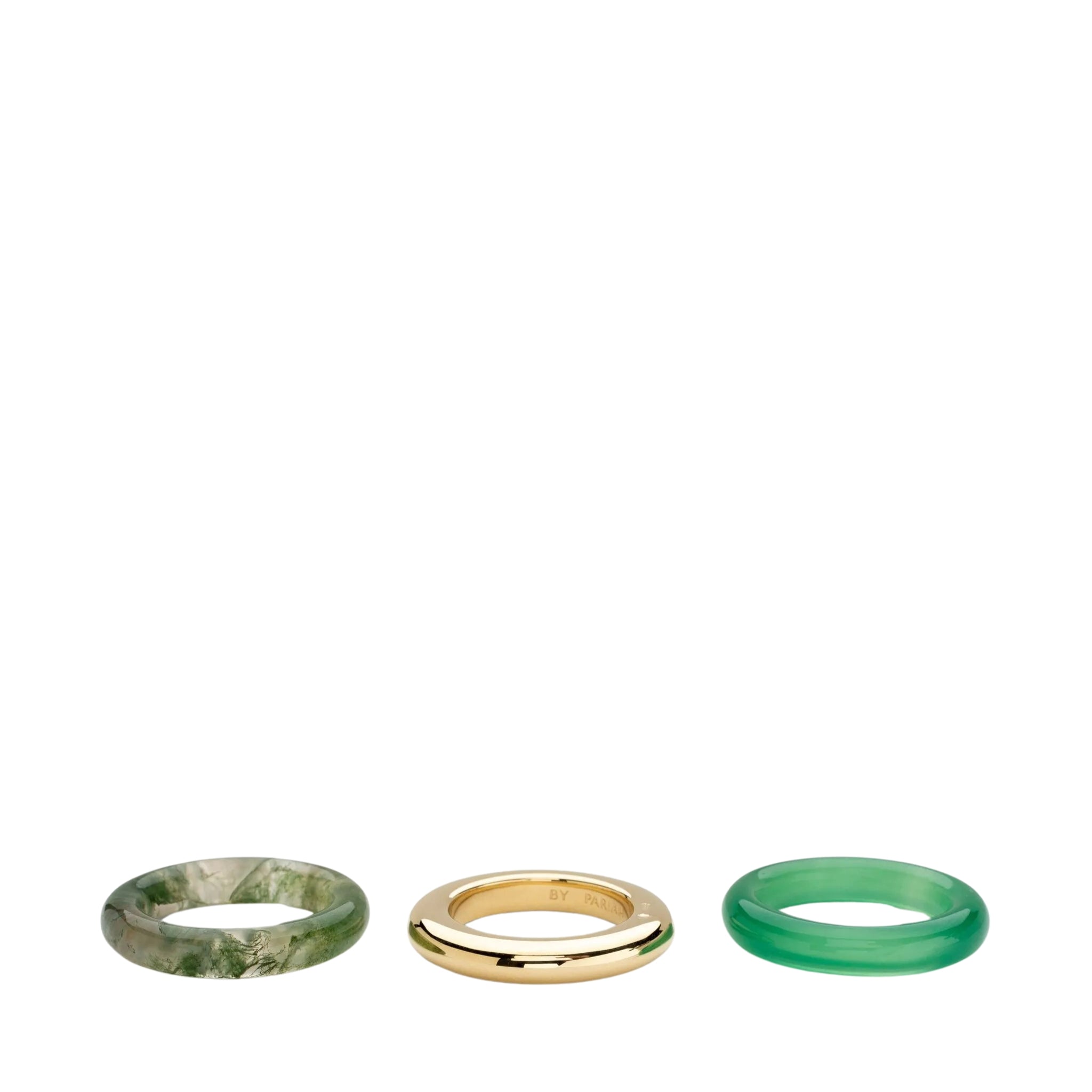 By Pariah Trilogy Stack ring