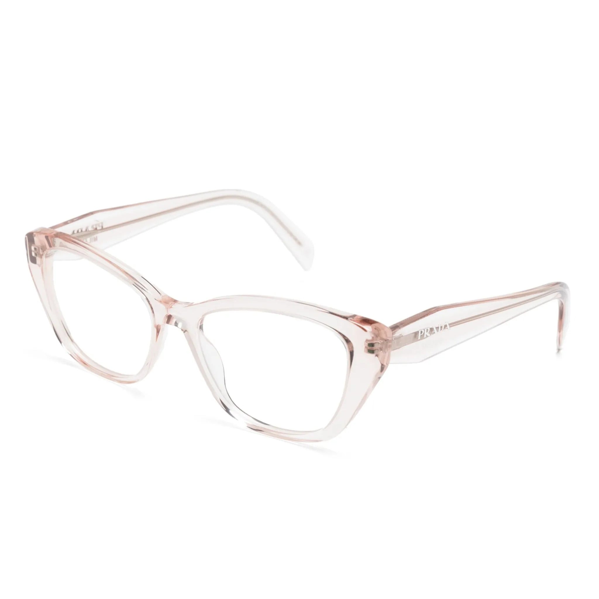 Prada Eyewear transparent cat-eye glasses