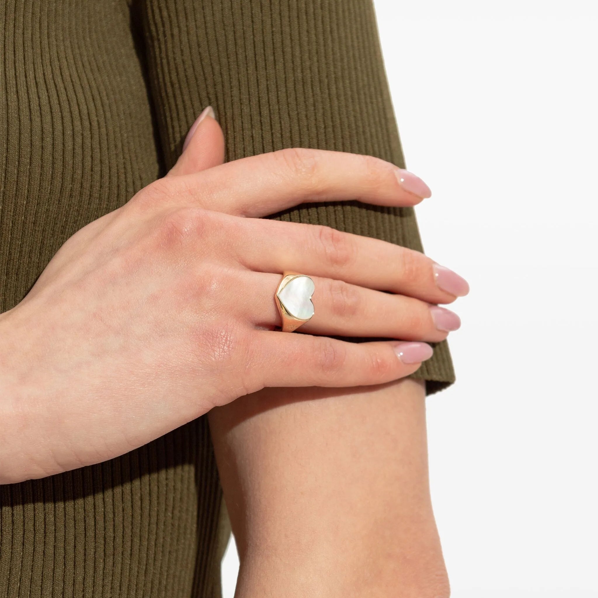 Tory Burch heart-motif ring