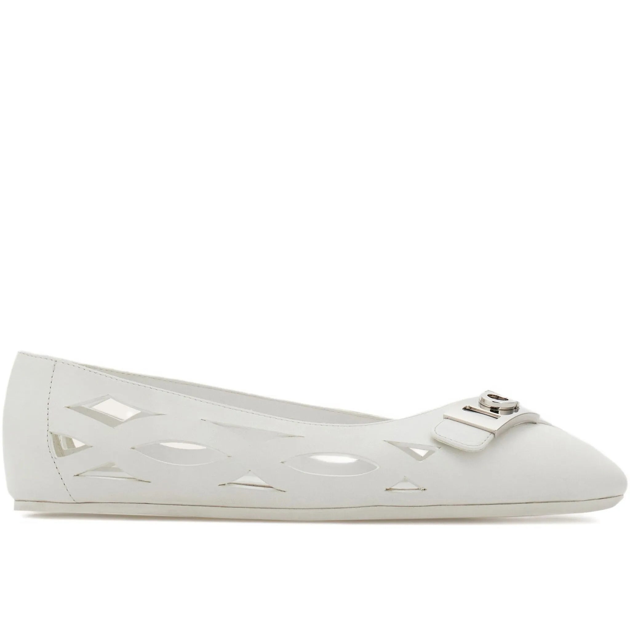 Ferragamo leather ballerina shoes