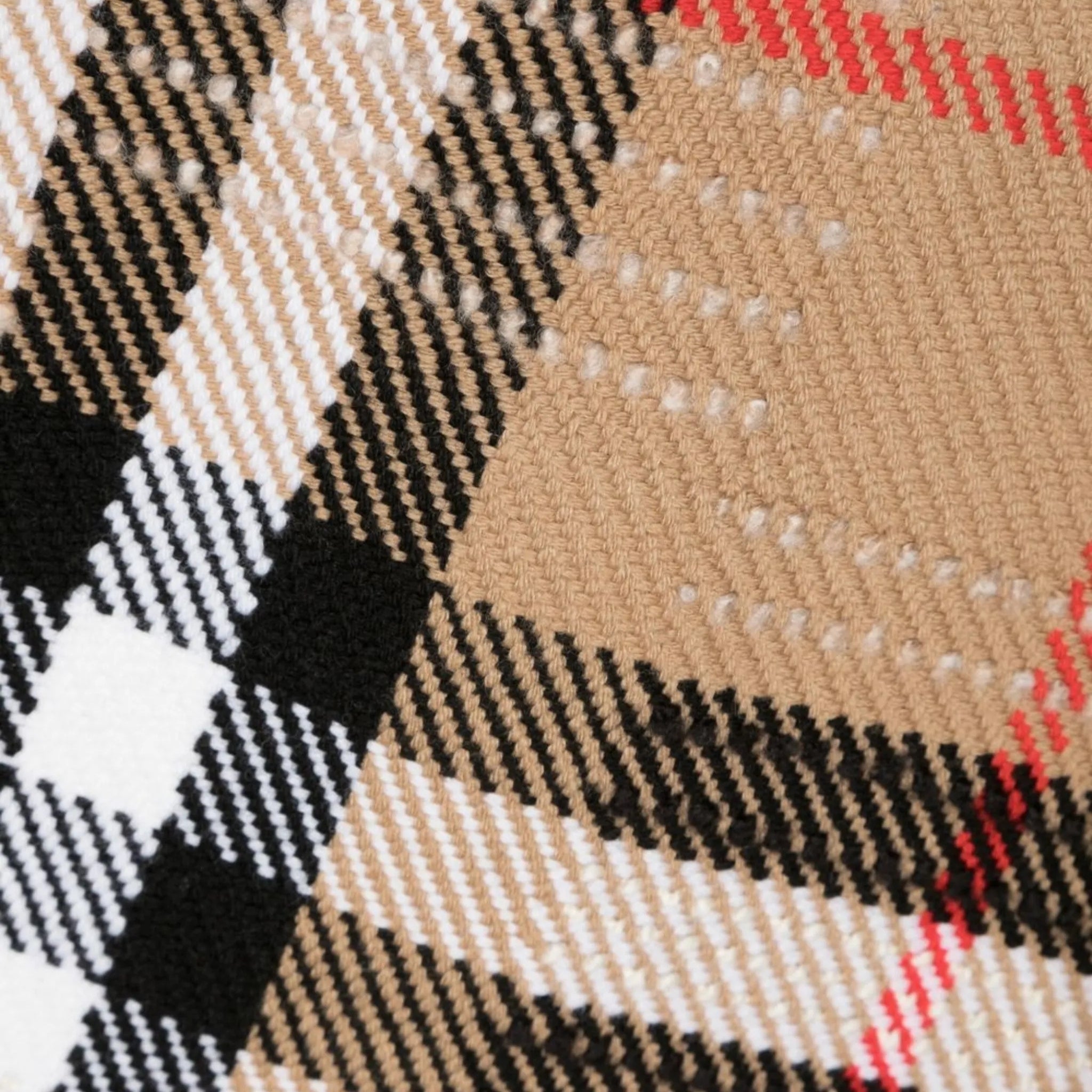 Burberry Vintage Check knit scarf