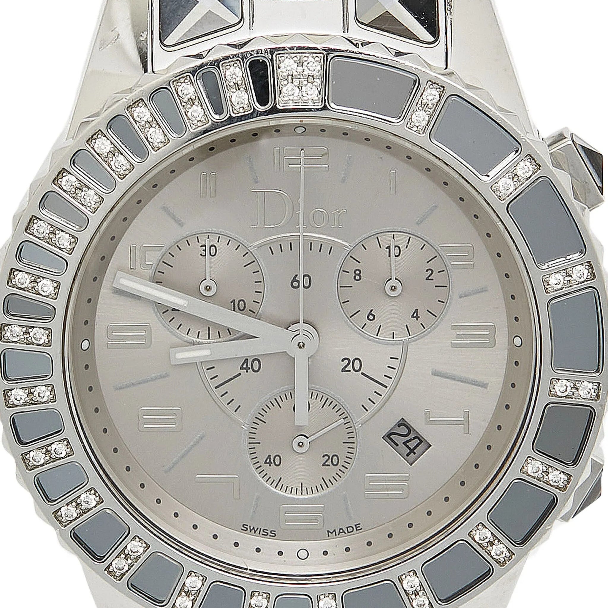 Christian Dior Pre-Owned pre-owned Diamond Christal 36mm