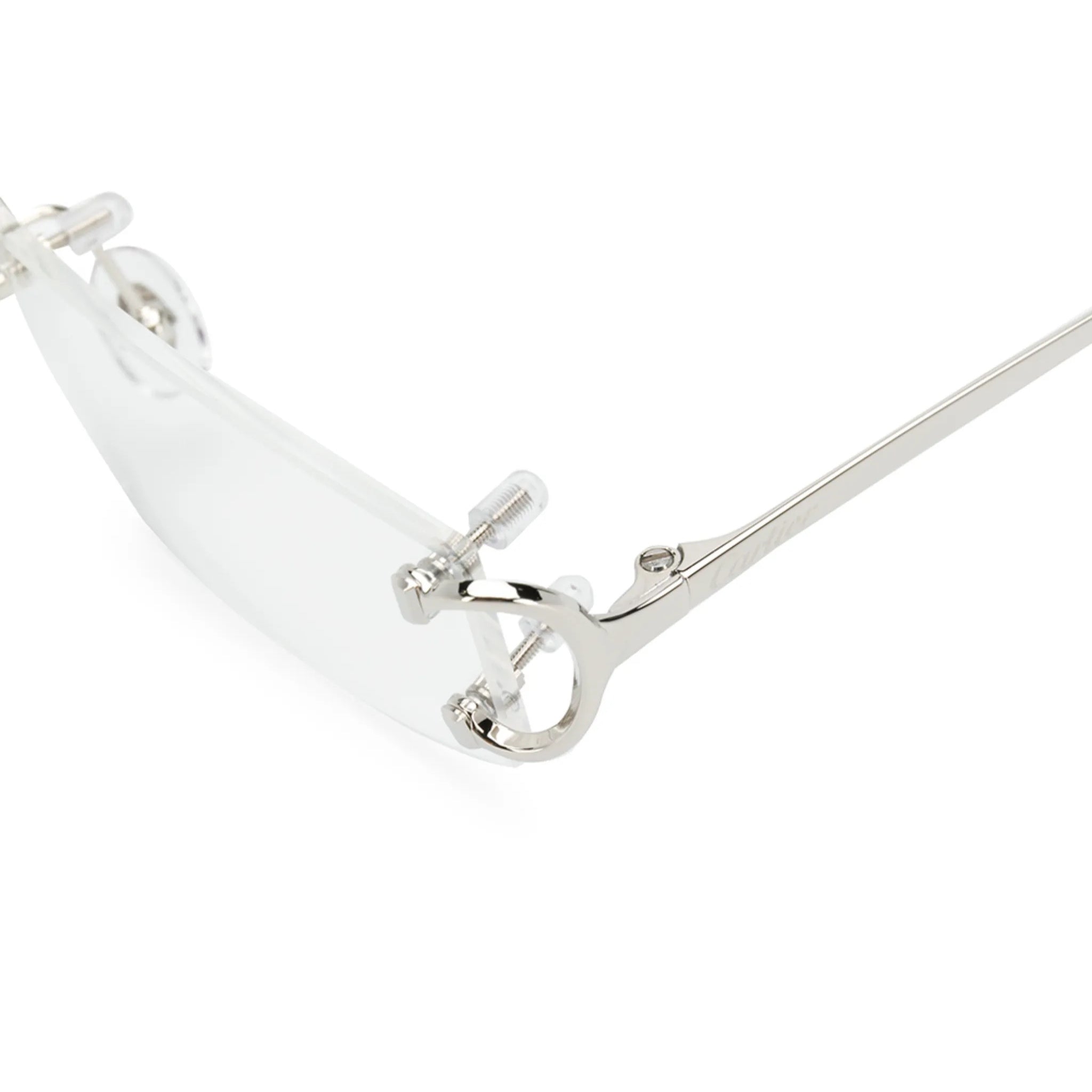Cartier Eyewear rectangular rimless glasses
