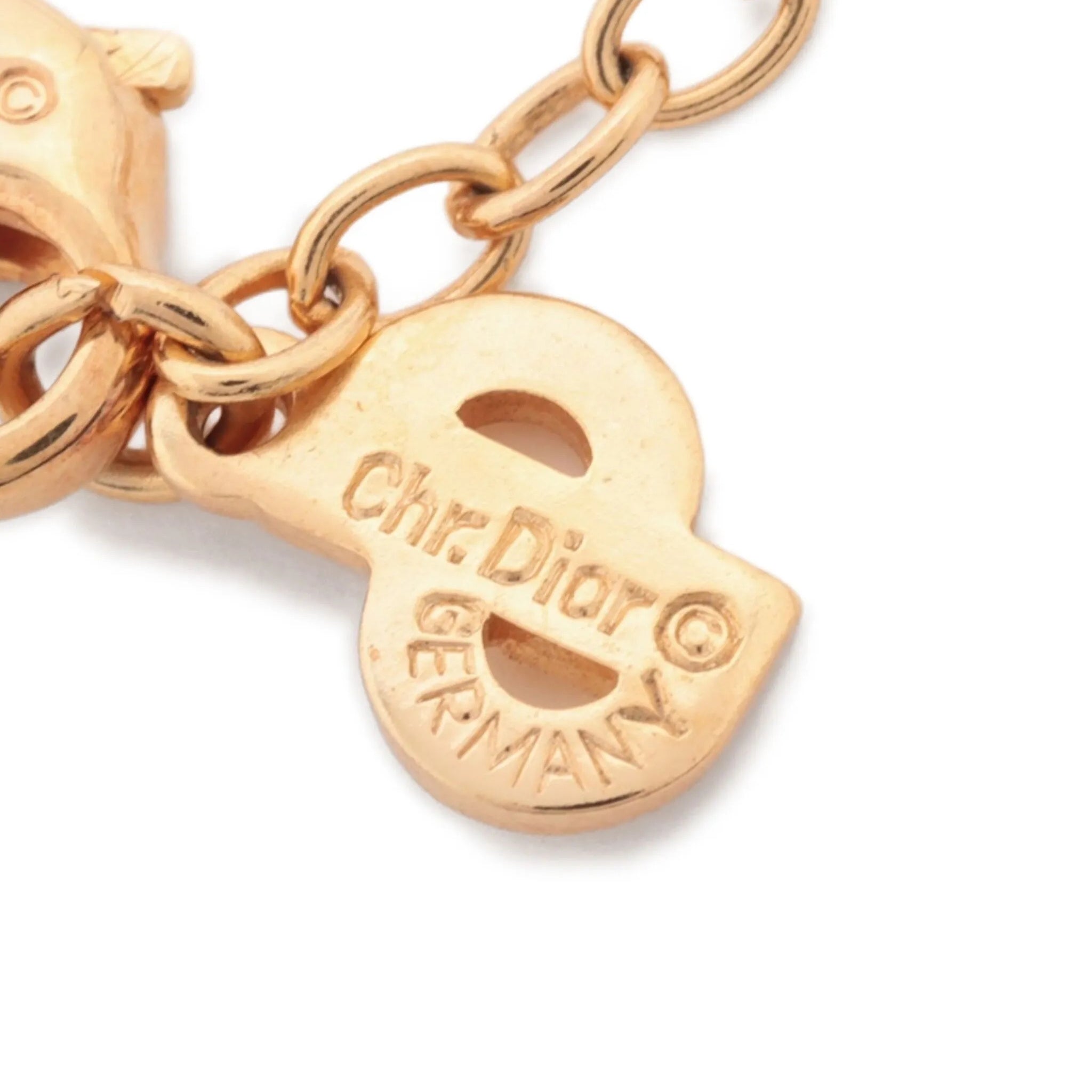 Christian Dior Pre-Owned 1990-2010 CD pendant necklace