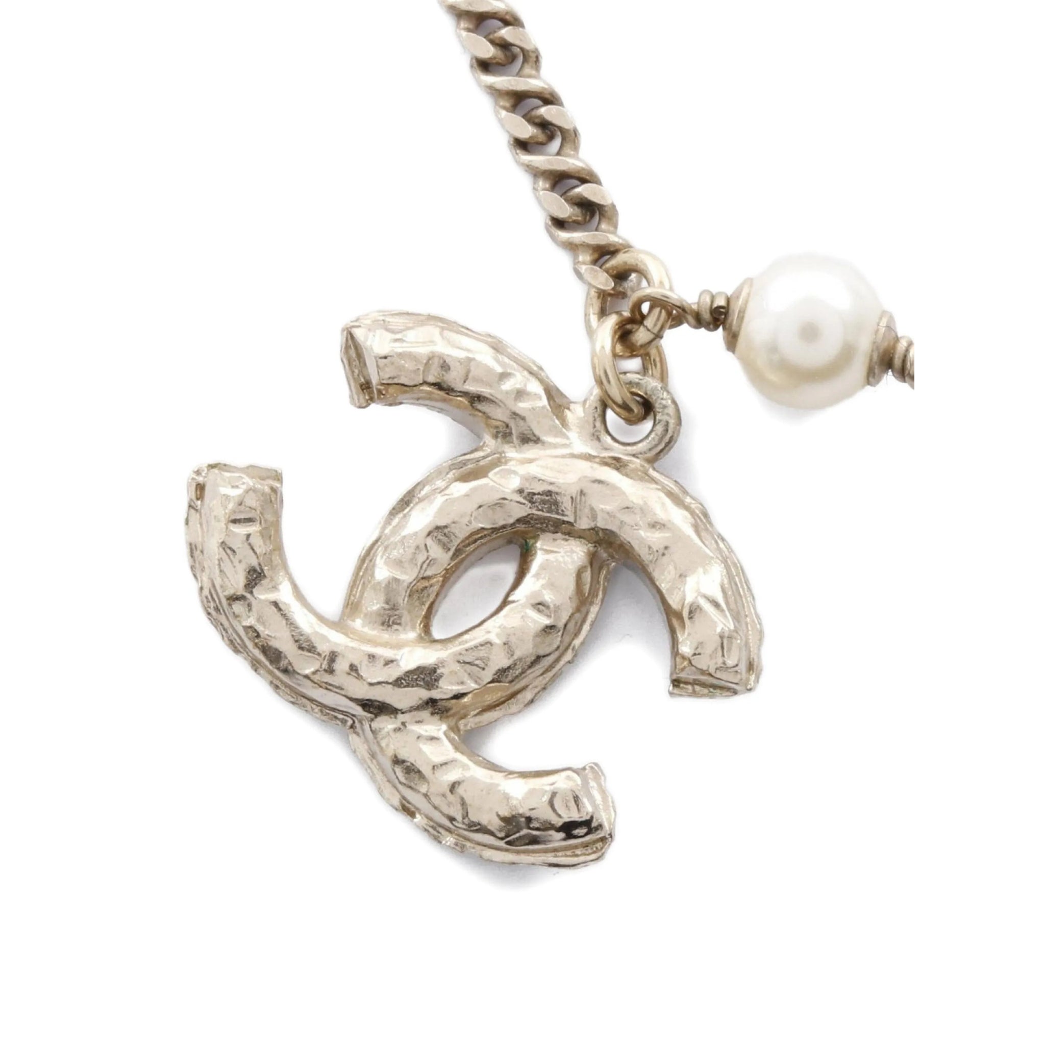 CHANEL Pre-Owned 1986-1988 Coco Mark pearl bracelet