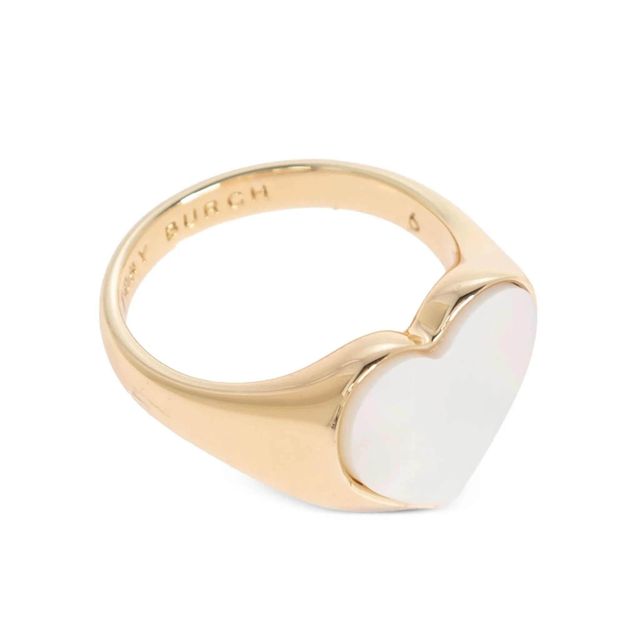 Tory Burch heart-motif ring
