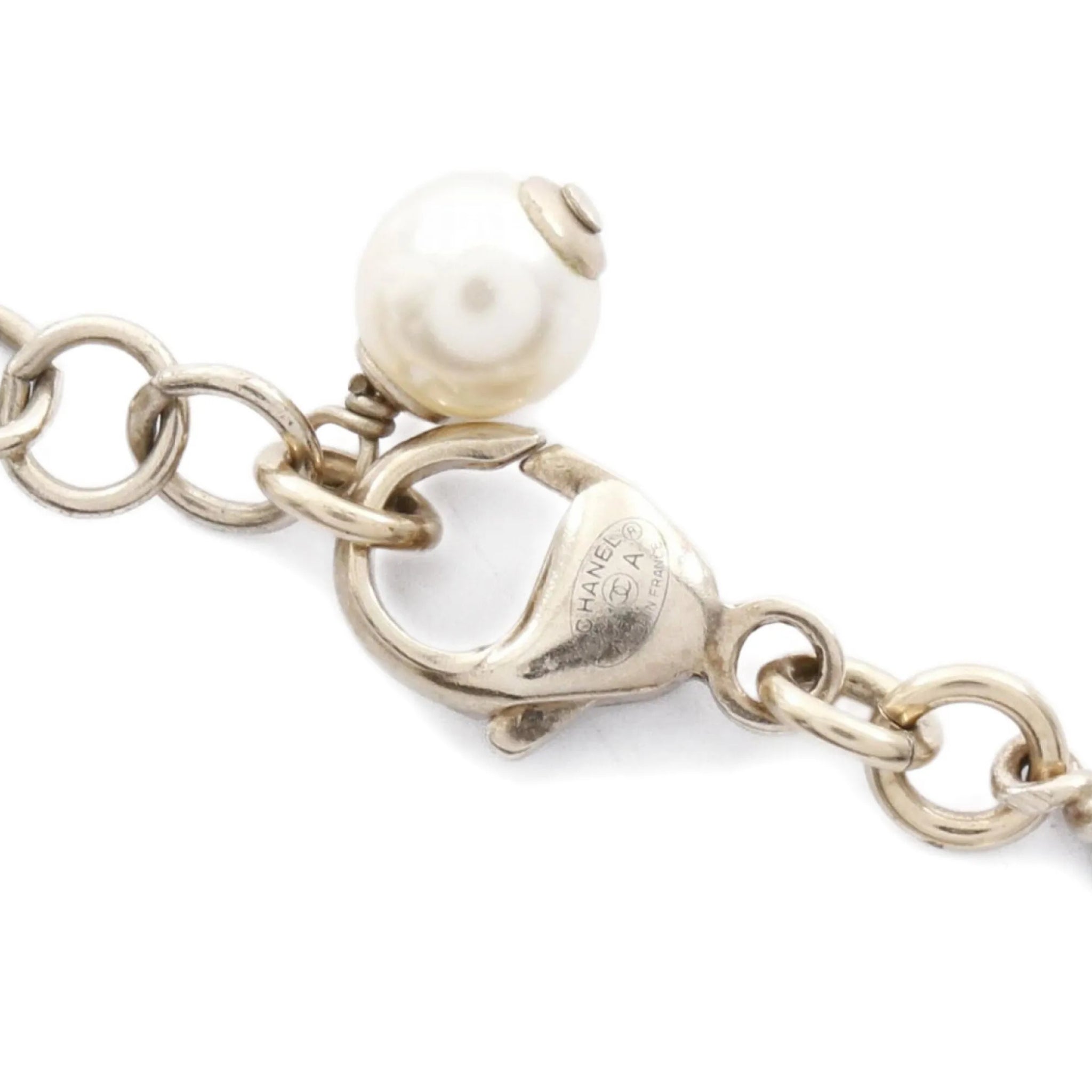 CHANEL Pre-Owned 1986-1988 Coco Mark pearl bracelet