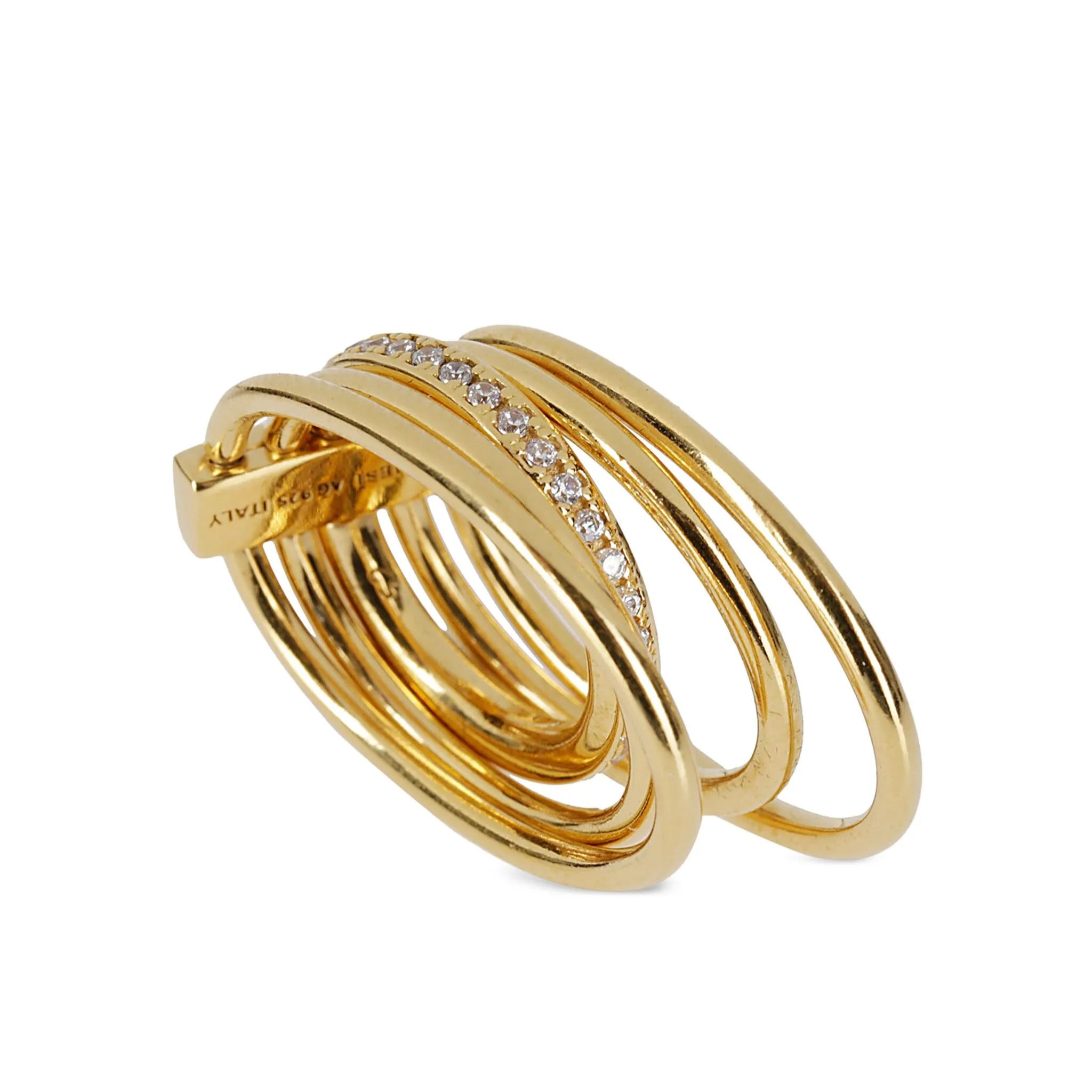 Panconesi Solar Crystal ring