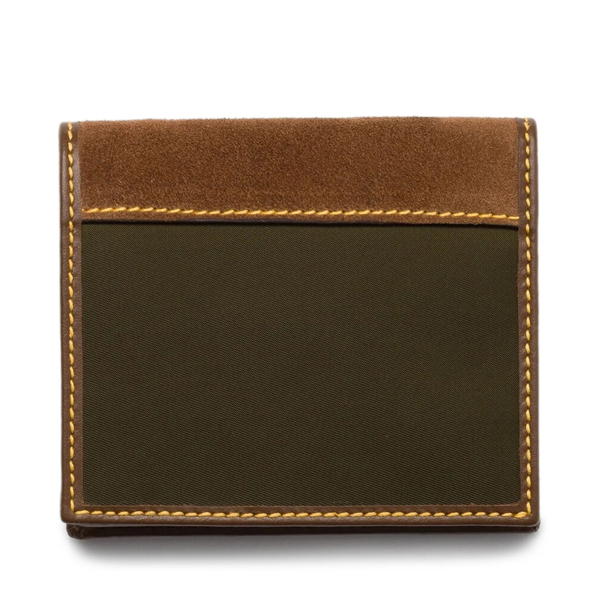 Prada suede-detail cardholder