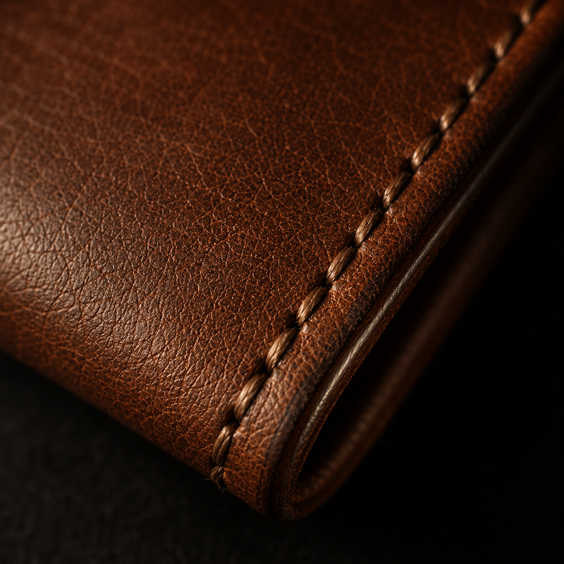 Hand saddle-stitching