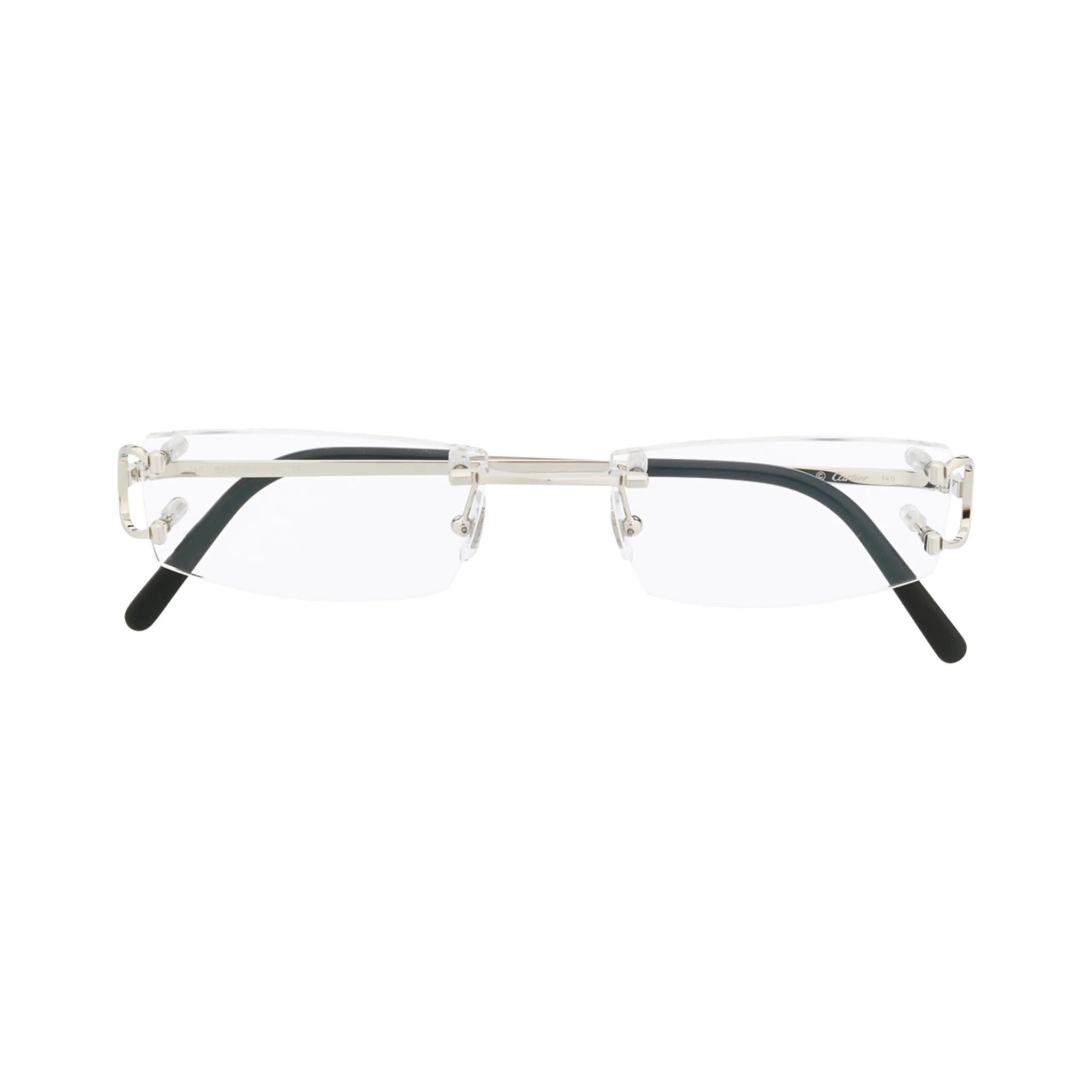 Cartier Eyewear rectangular rimless glasses