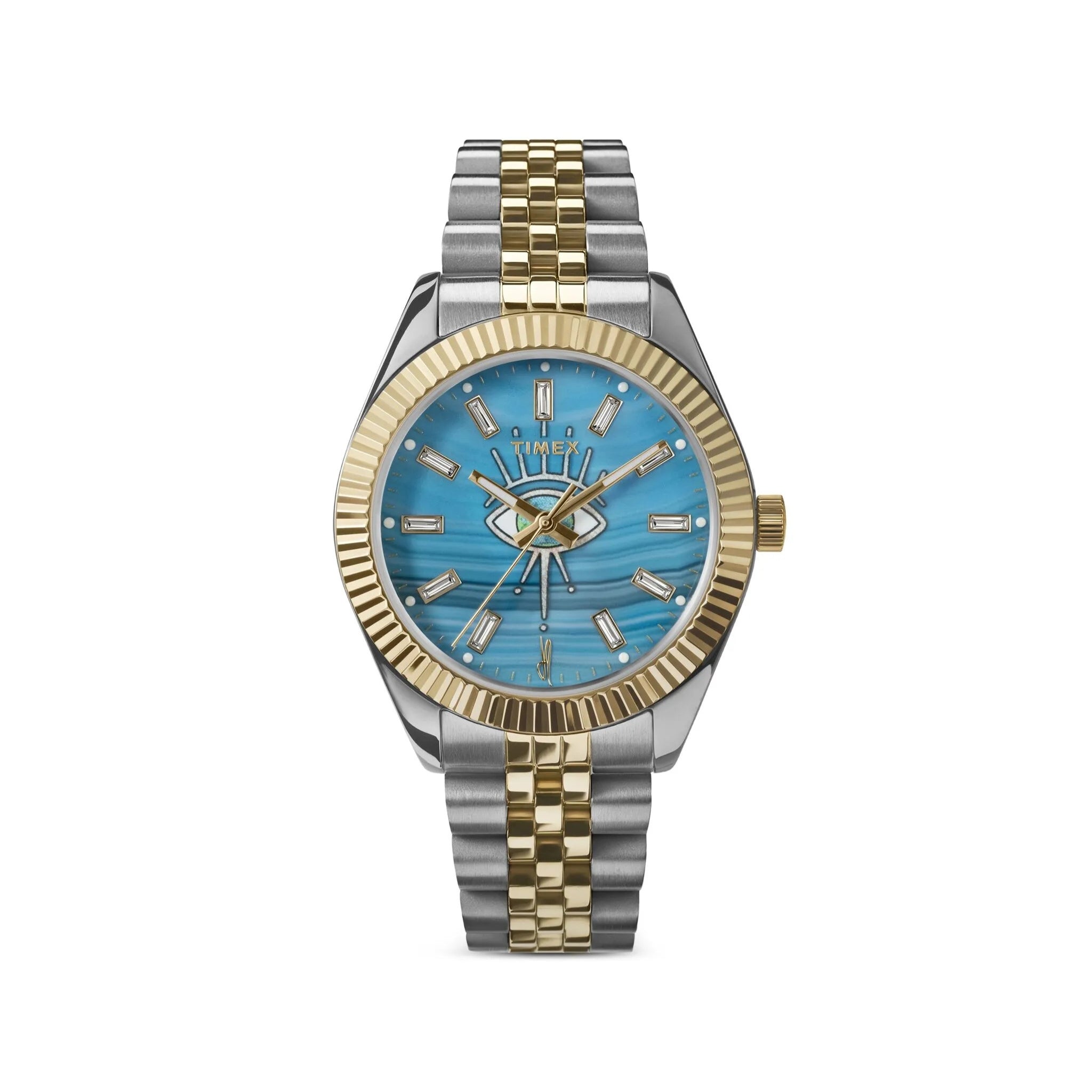 TIMEX x Jacquie Aiche stainless steel Eye dial 38mm