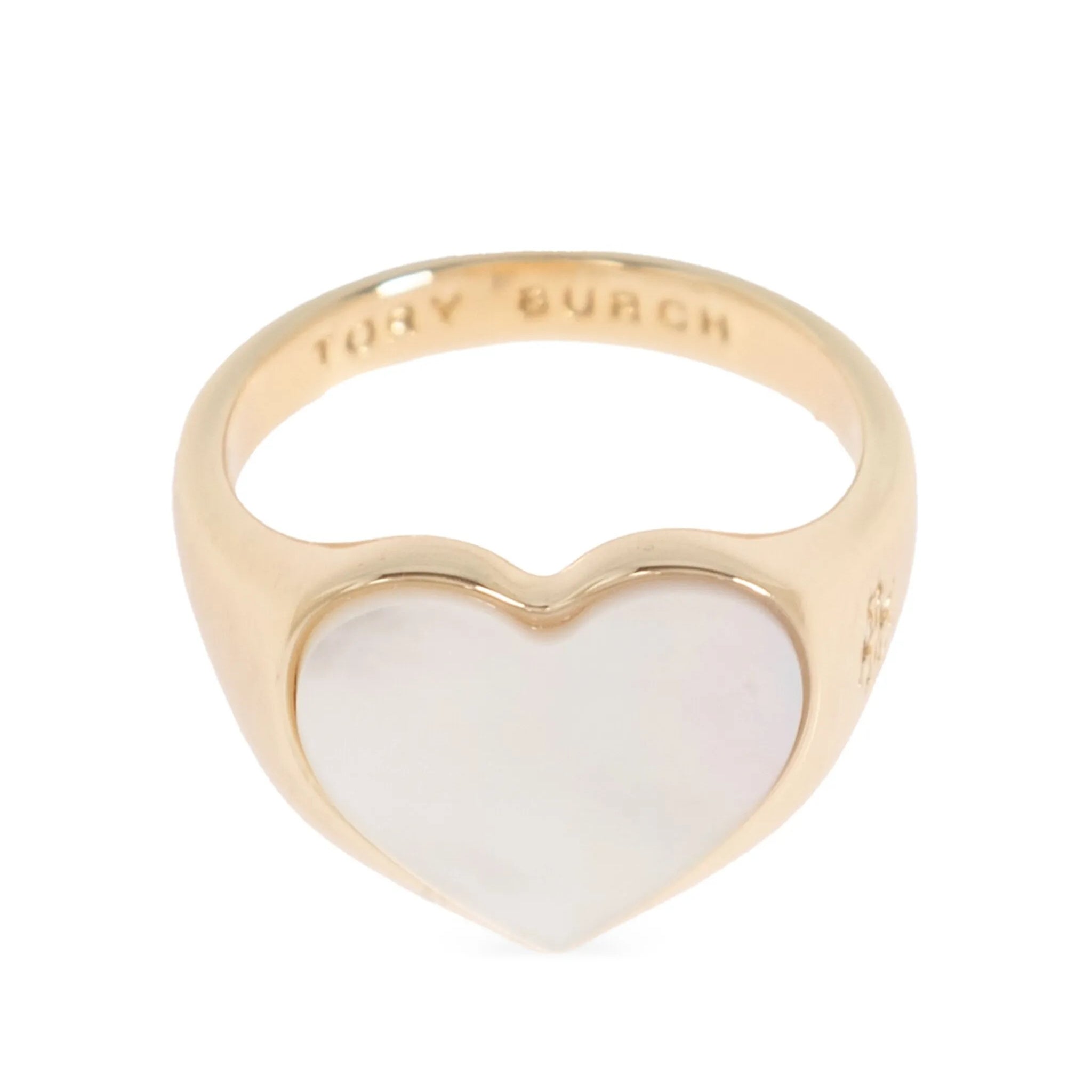 Tory Burch heart-motif ring