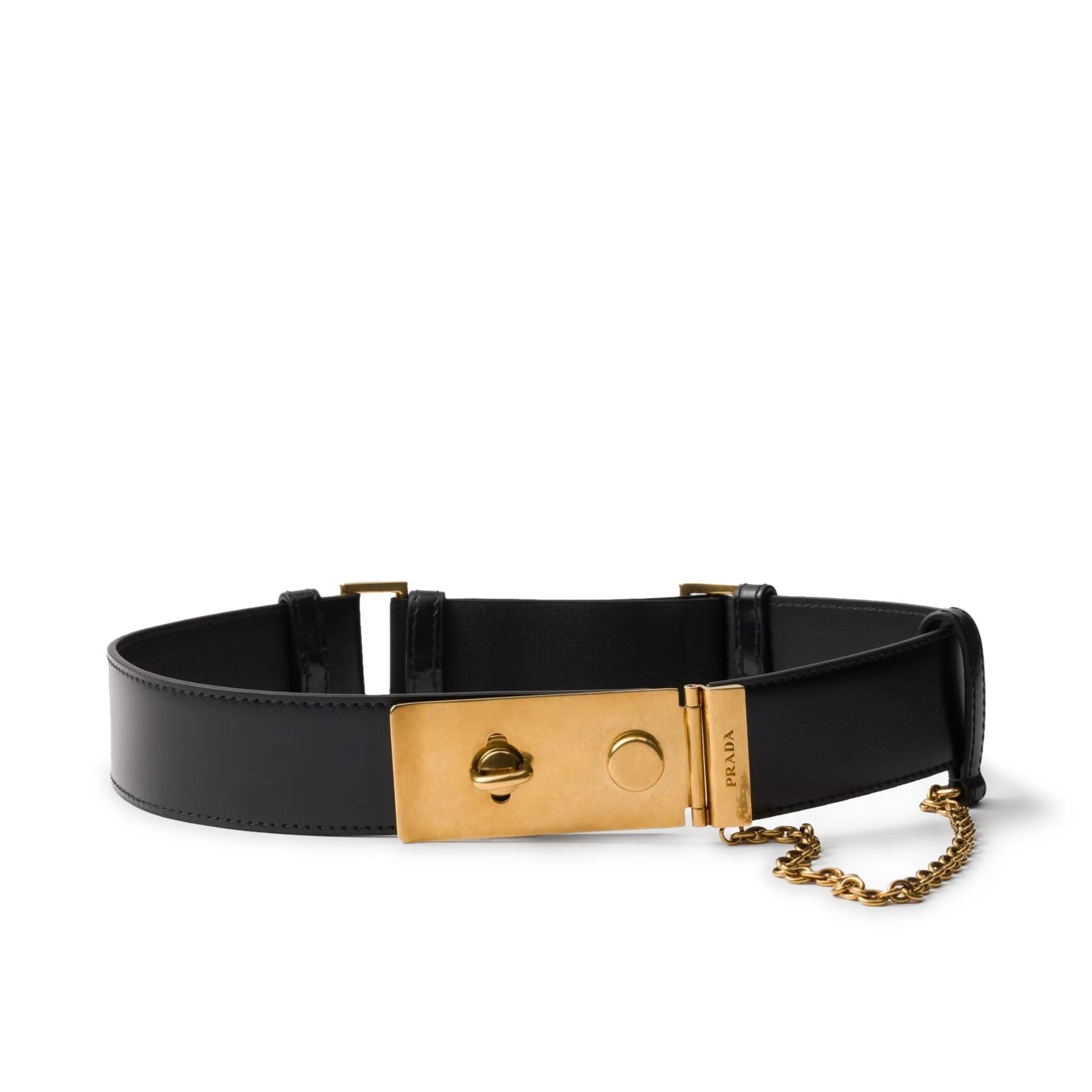 Prada leather belt