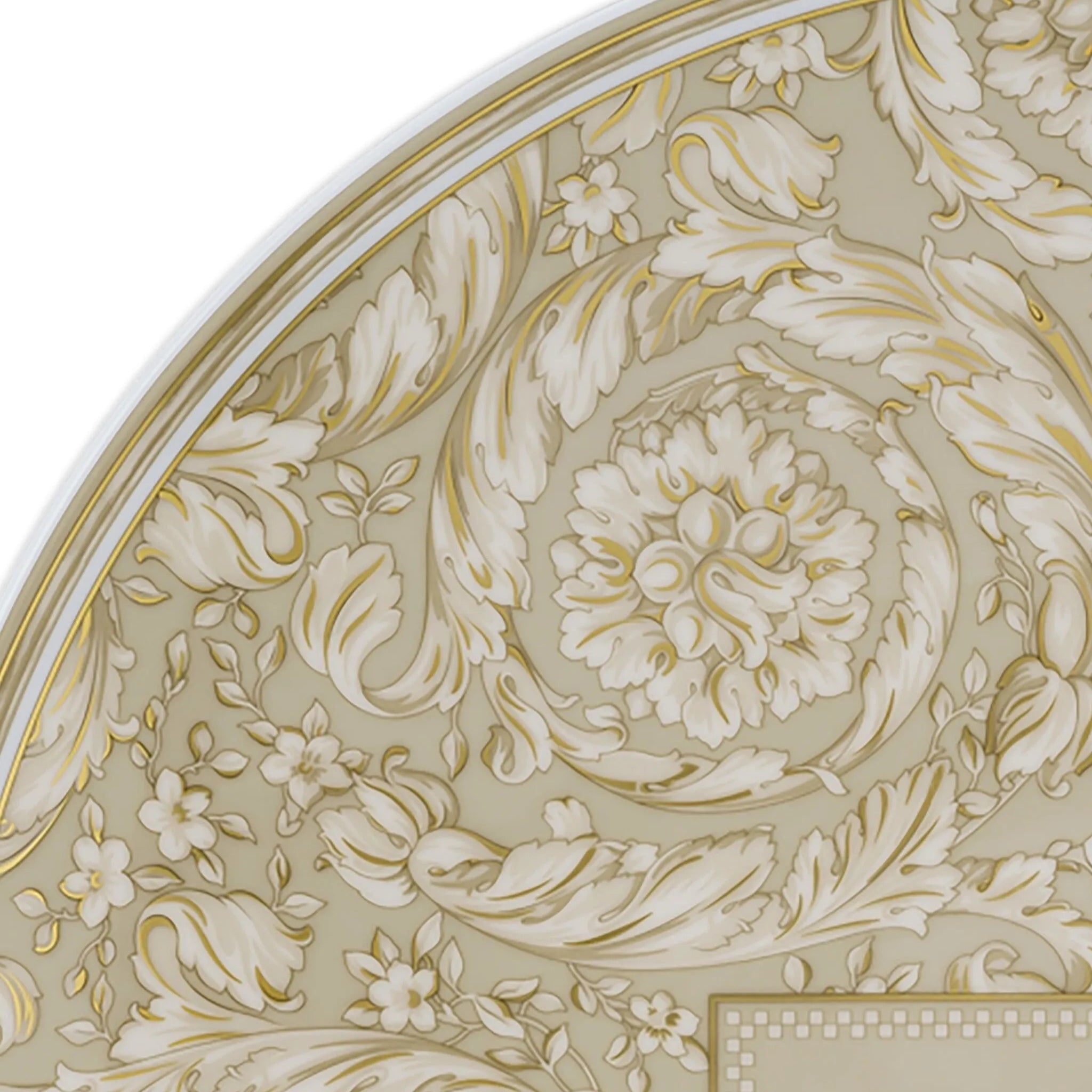 Versace Barocco-print plate (33cm)