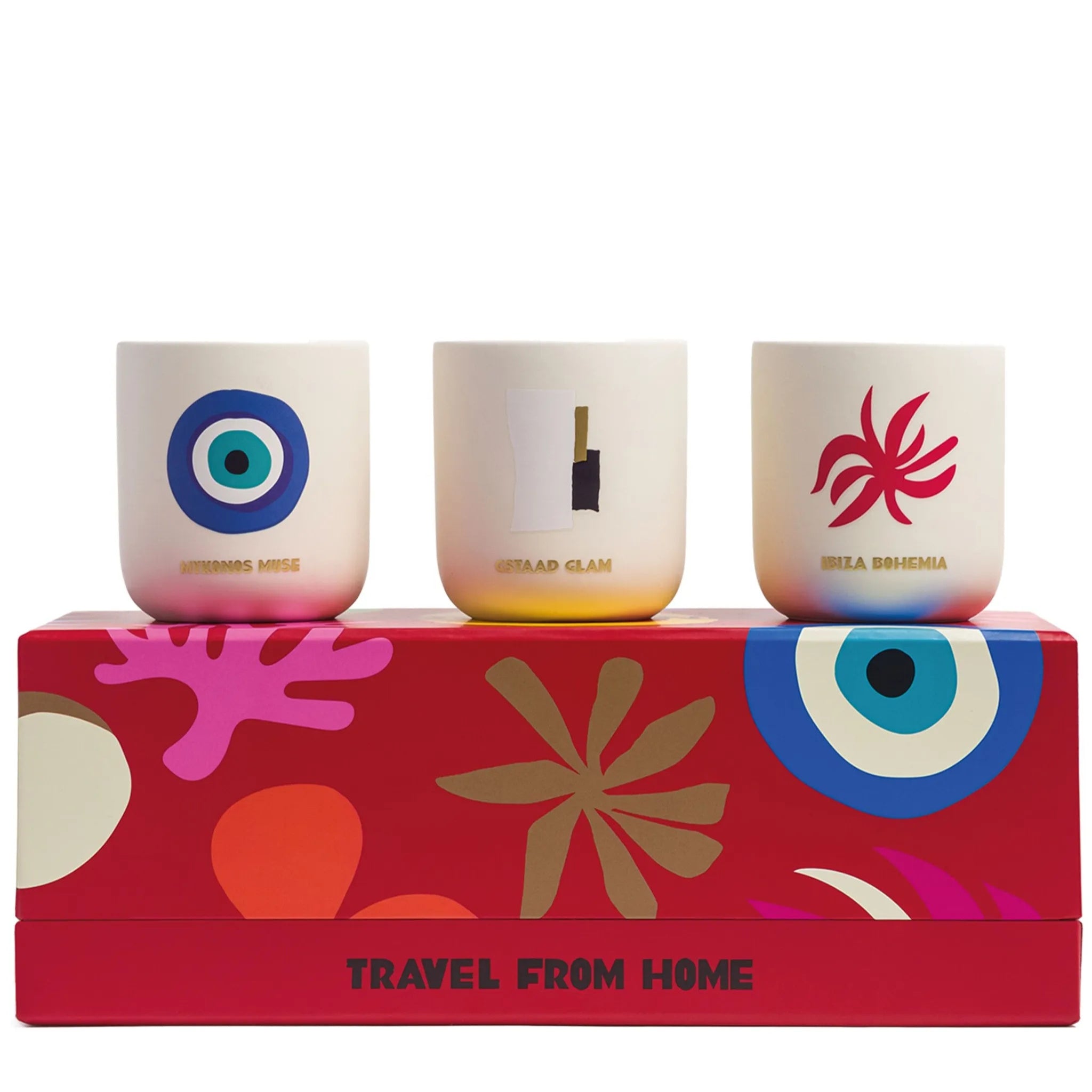 Assouline Travel Set From Home scented candles (set of three)