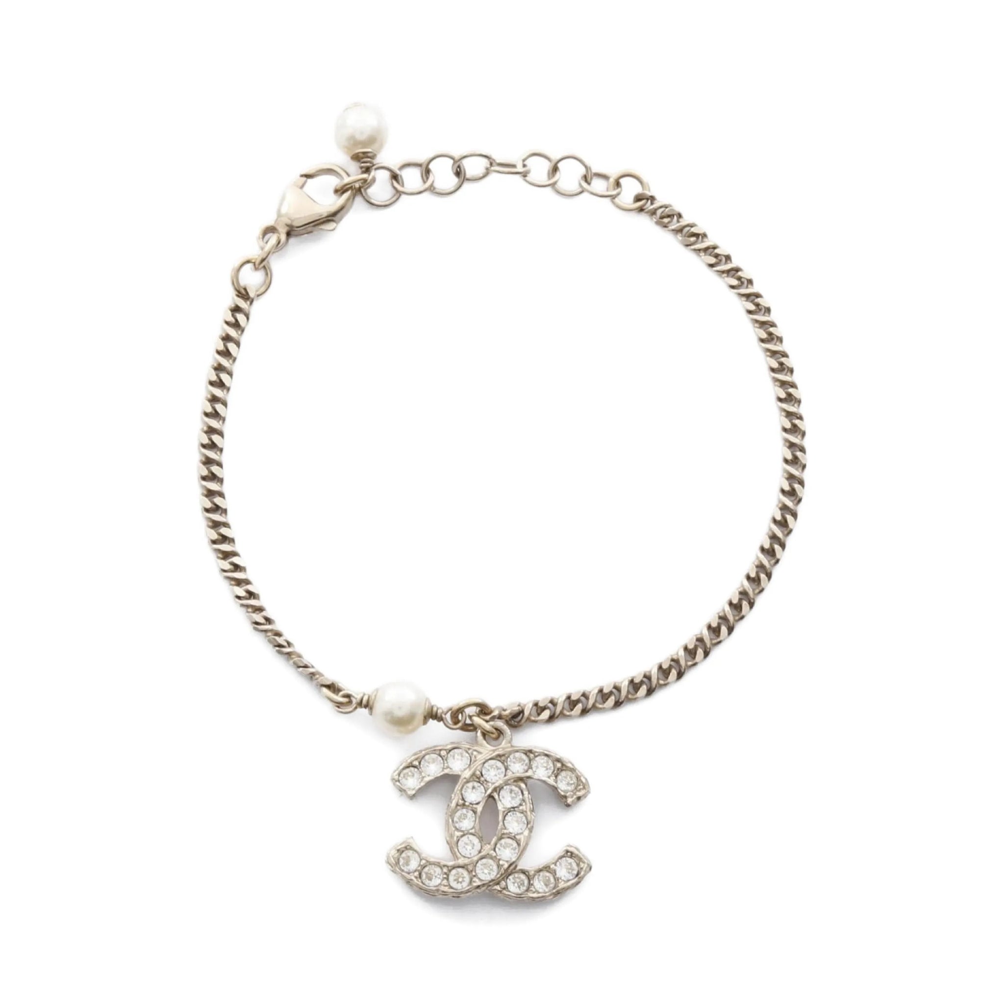 CHANEL Pre-Owned 1986-1988 Coco Mark pearl bracelet