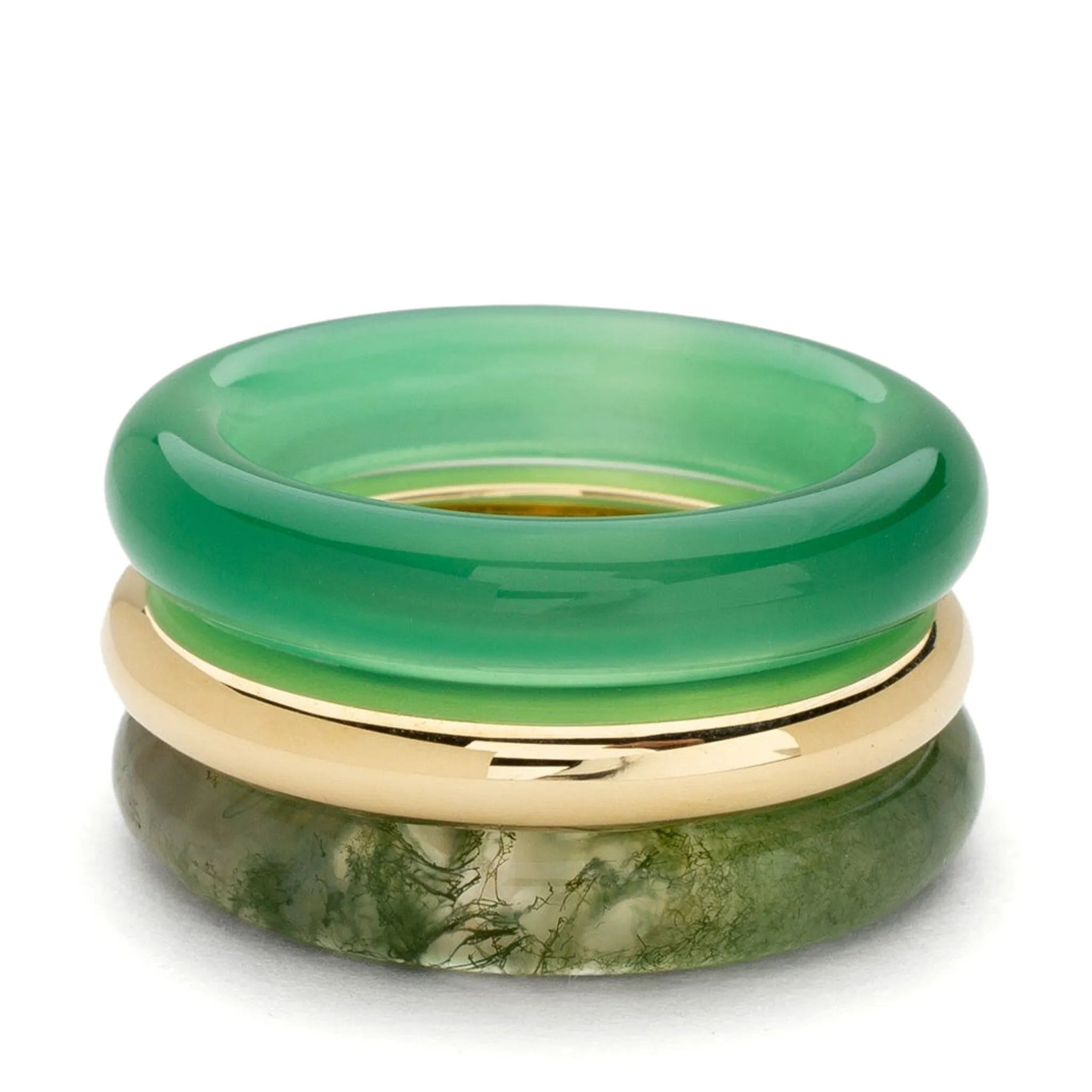 By Pariah Trilogy Stack ring