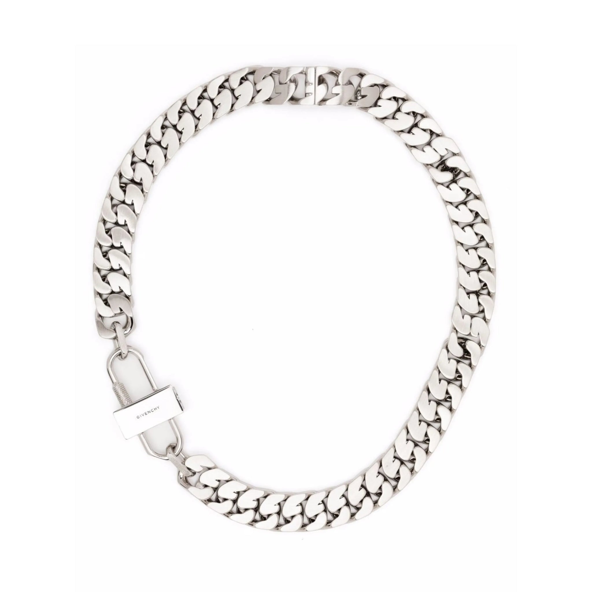 Givenchy silver-tone curb-chain necklace