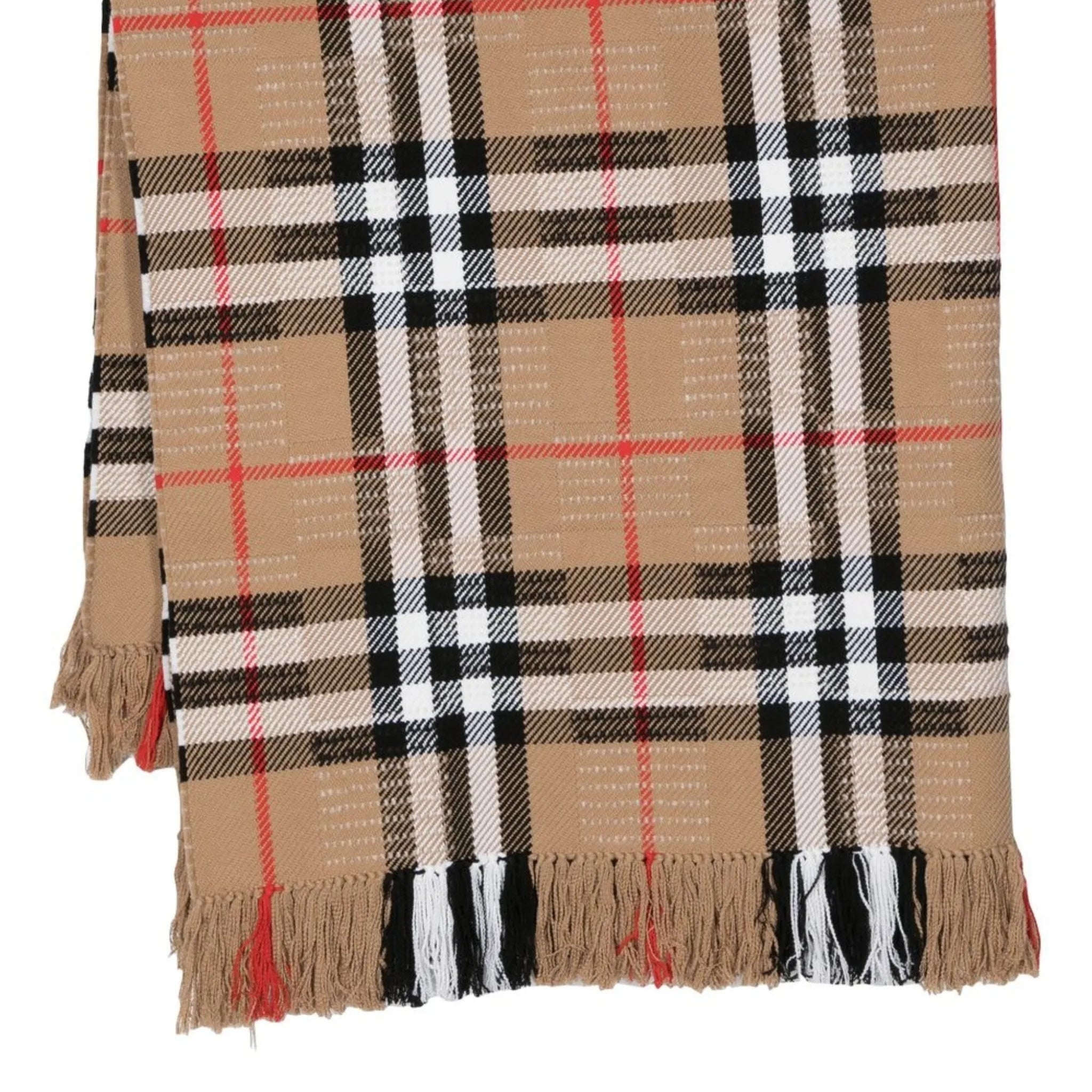 Burberry Vintage Check knit scarf