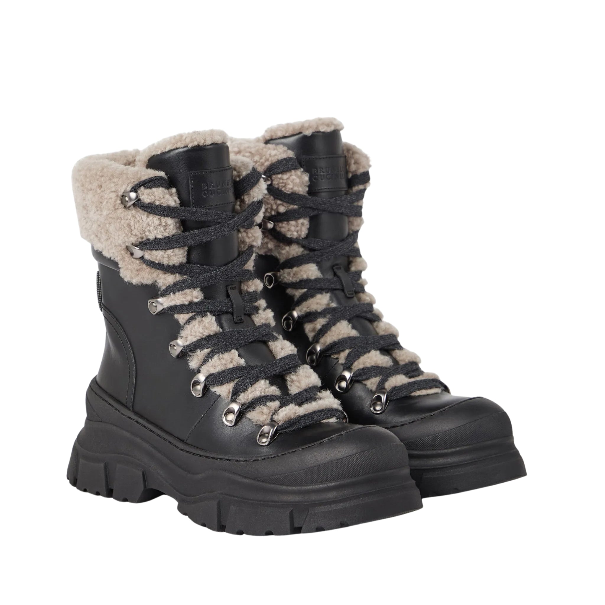 Brunello Cucinelli panelled ankle boots