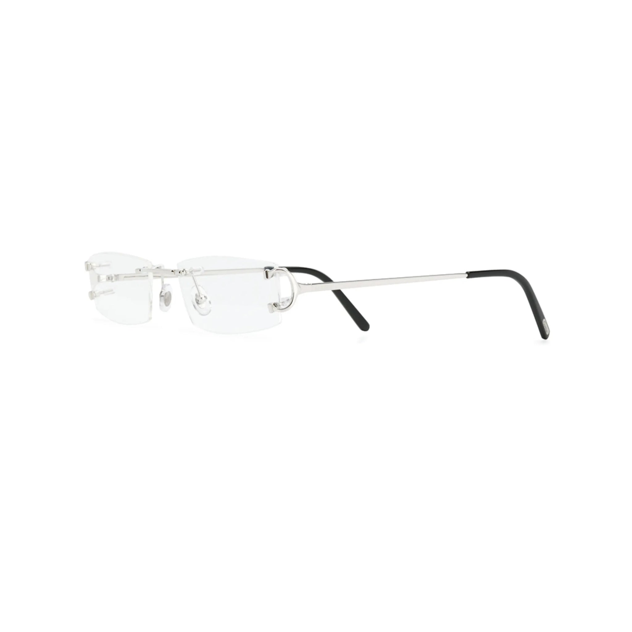Cartier Eyewear rectangular rimless glasses