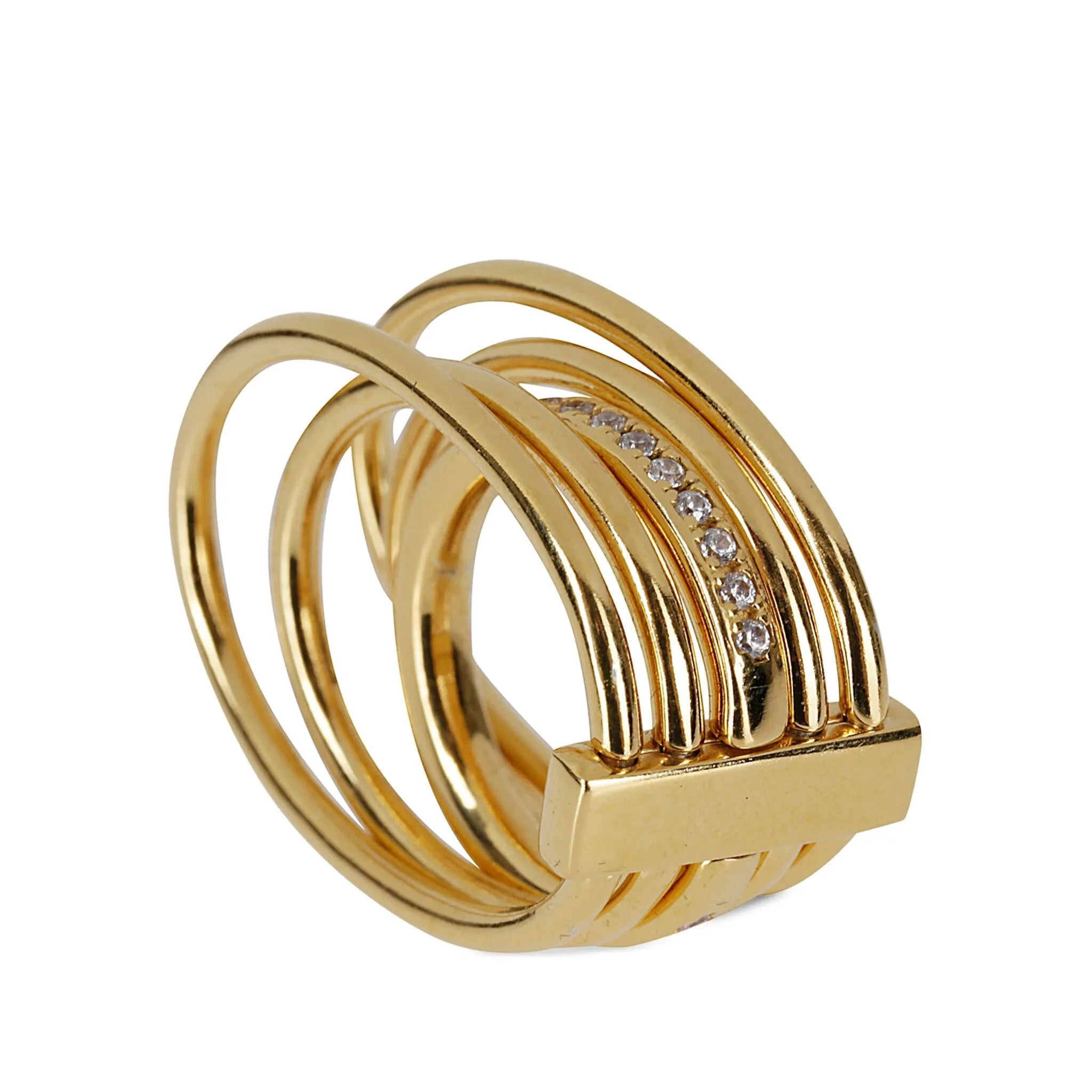 Panconesi Solar Crystal ring
