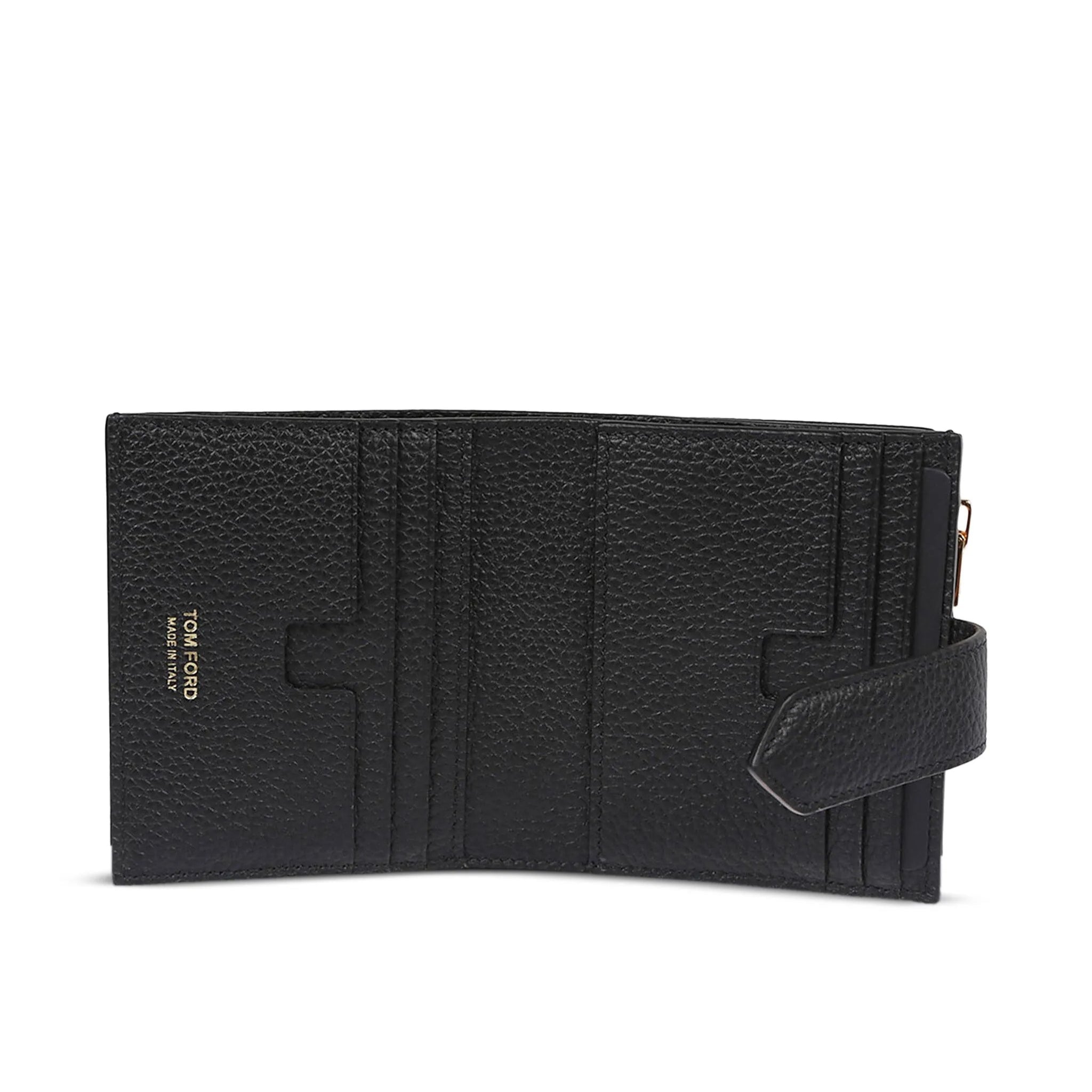 TOM FORD snap-closure leather wallet