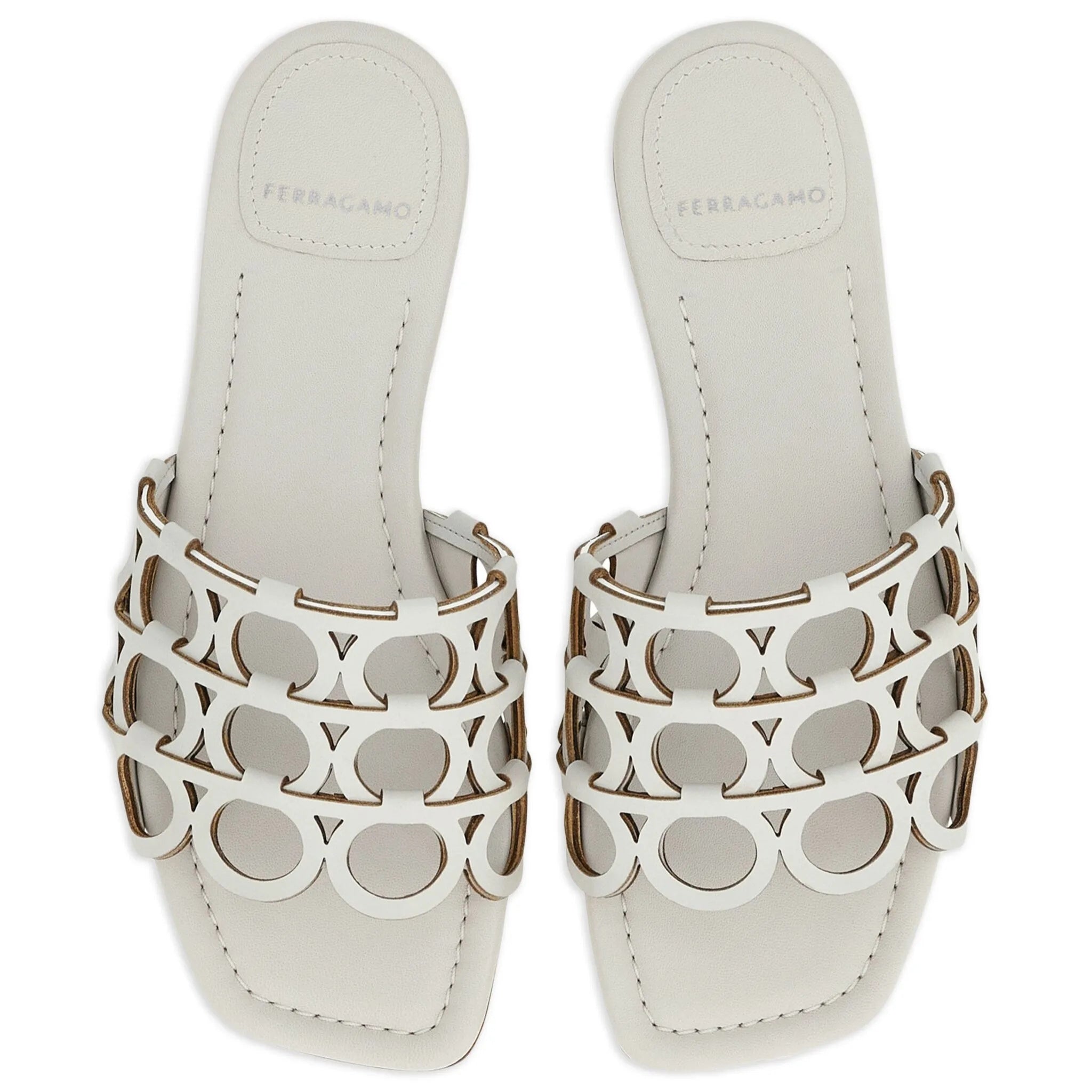 Ferragamo Gancini slides