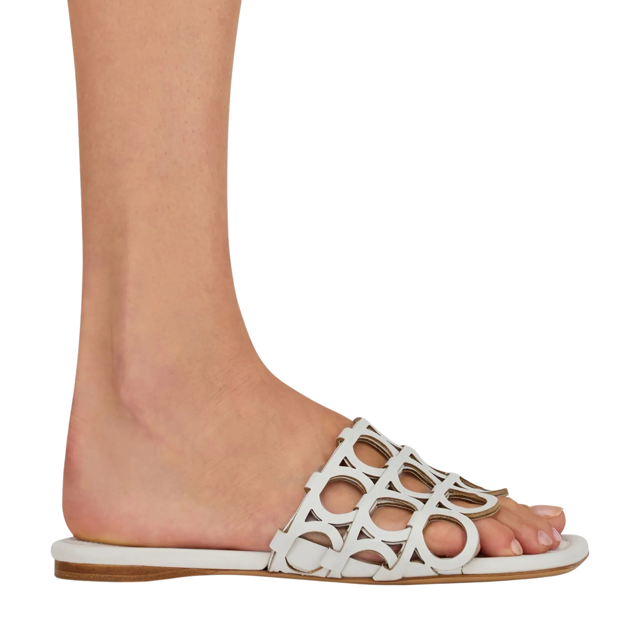 Ferragamo Gancini slides