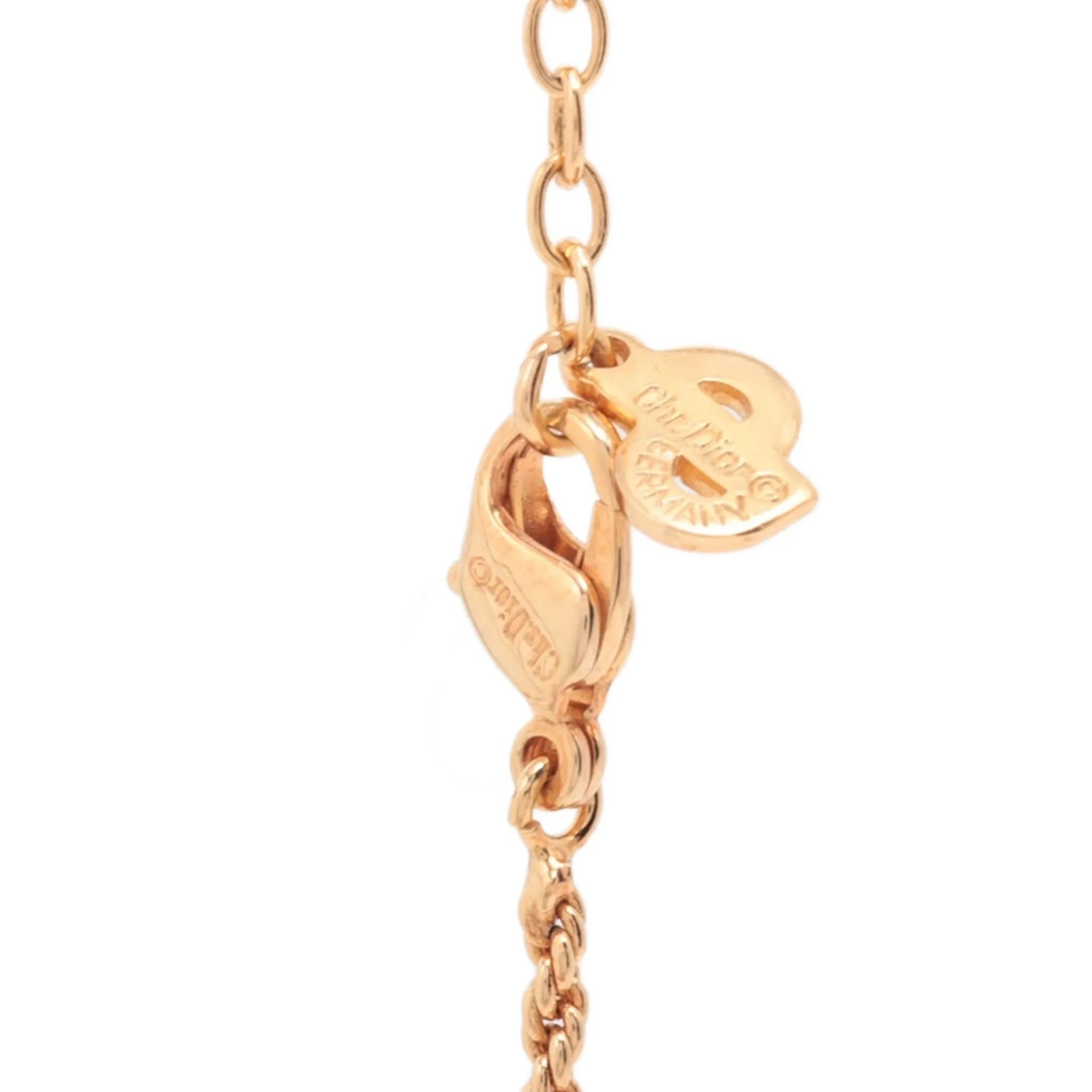 Christian Dior Pre-Owned 1990-2010 CD pendant necklace