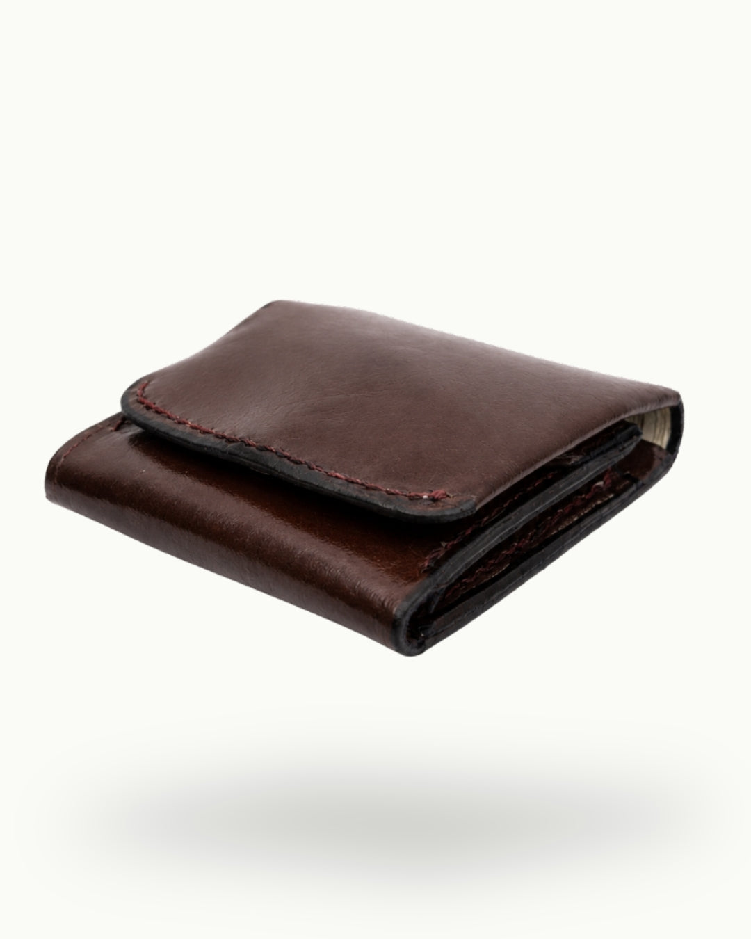 TOTEEME Crest 001 Handcrafted Leather Compact Wallet